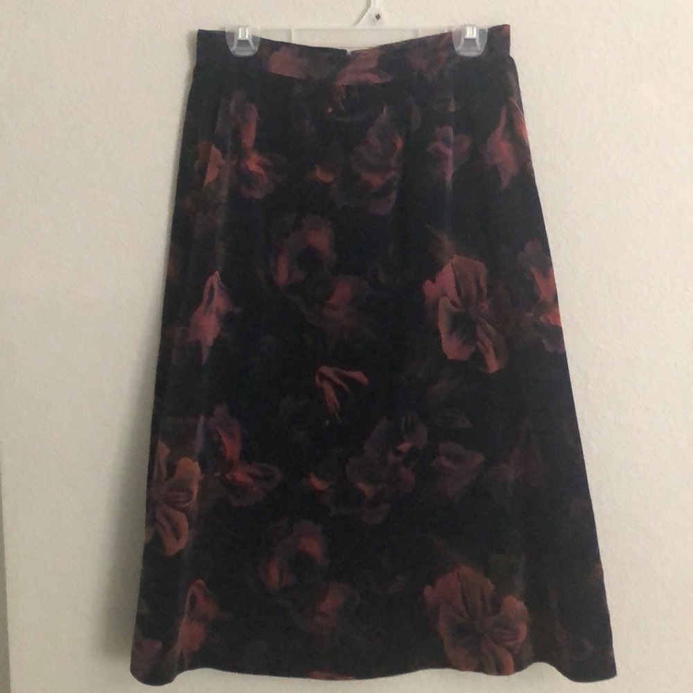 Retro Velvet Skirt